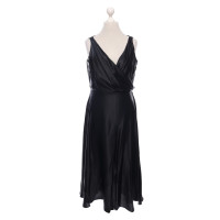 Christian Dior Kleid aus Seide in Schwarz