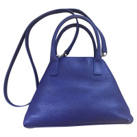 Akris Shoulder bag Leather in Blue