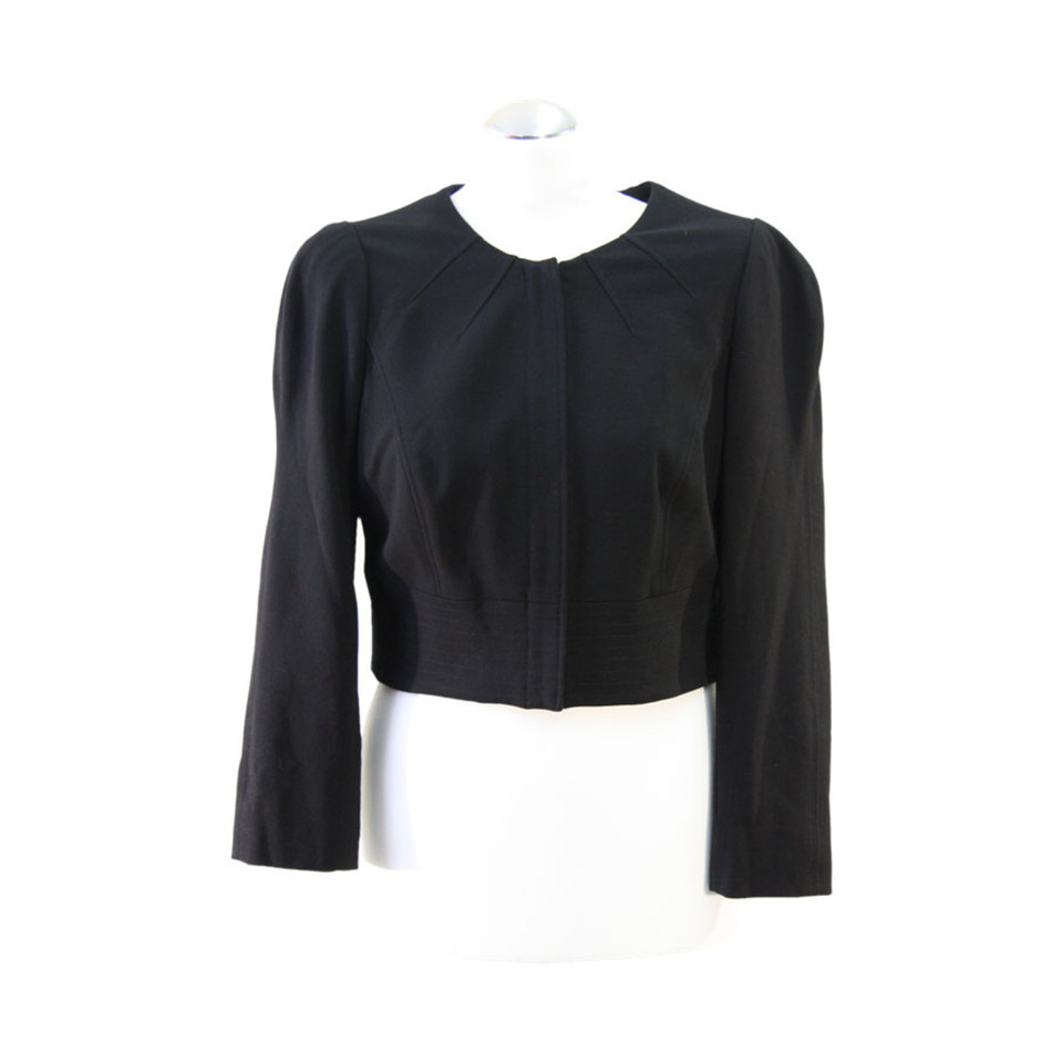 Diane Von Furstenberg Jacket/Coat Viscose in Black