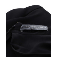 Alexander McQueen Kleid aus Wolle in Schwarz