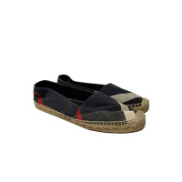 Burberry Slippers/Ballerinas Canvas in Blue