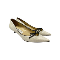 Jimmy Choo Pumps/Peeptoes en Coton en Blanc