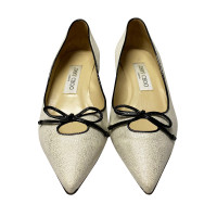 Jimmy Choo Pumps/Peeptoes en Coton en Blanc