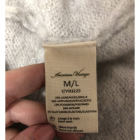 American Vintage Strick aus Wolle in Grau
