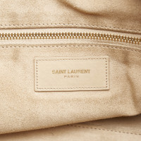 Saint Laurent Baby Duffle Bag Leer in Wit