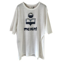 Isabel Marant Etoile top made of linen in white