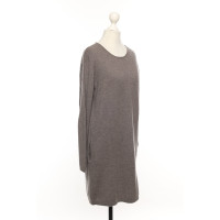 White T Dress Cashmere in Taupe