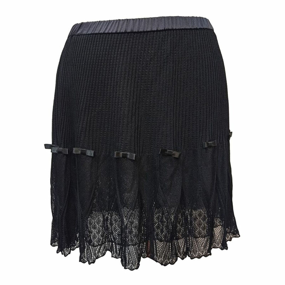 Christian Dior Skirt Viscose in Black