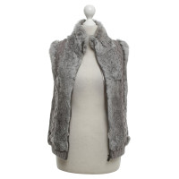 Oakwood Fur Vest in grigio