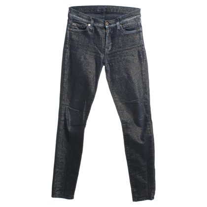 7 For All Mankind Jeans met gouddraad