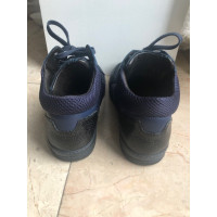 Lanvin Sneakers aus Leder in Blau