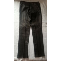 Costume National Trousers Leather in Black