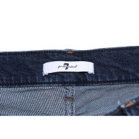 7 For All Mankind Trousers Cotton in Blue