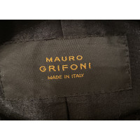 Mauro Grifoni Jacke/Mantel aus Wolle in Schwarz