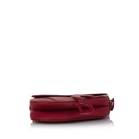 Christian Dior Saddle Bag en Cuir en Rouge