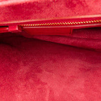 Christian Dior Saddle Bag en Cuir en Rouge