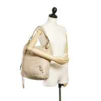 Balenciaga Schoudertas Leer in Beige