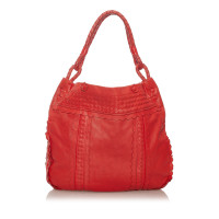 Bottega Veneta Tote bag Leather in Red