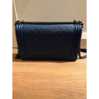 Chanel Boy Bag in Pelle in Blu