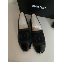 Chanel Chaussons/Ballerines en Daim en Noir