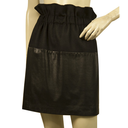 Thakoon Skirt Leather in Black