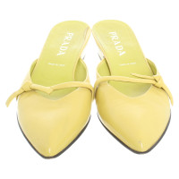 Prada Mules lime groen