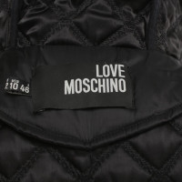 Moschino Love Manteau en noir / blanc