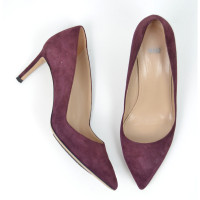 Hugo Boss Pumps/Peeptoes Suède in Bordeaux