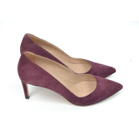 Hugo Boss Pumps/Peeptoes Suède in Bordeaux