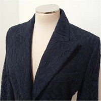 Christian Dior Jacket/Coat Cotton in Blue