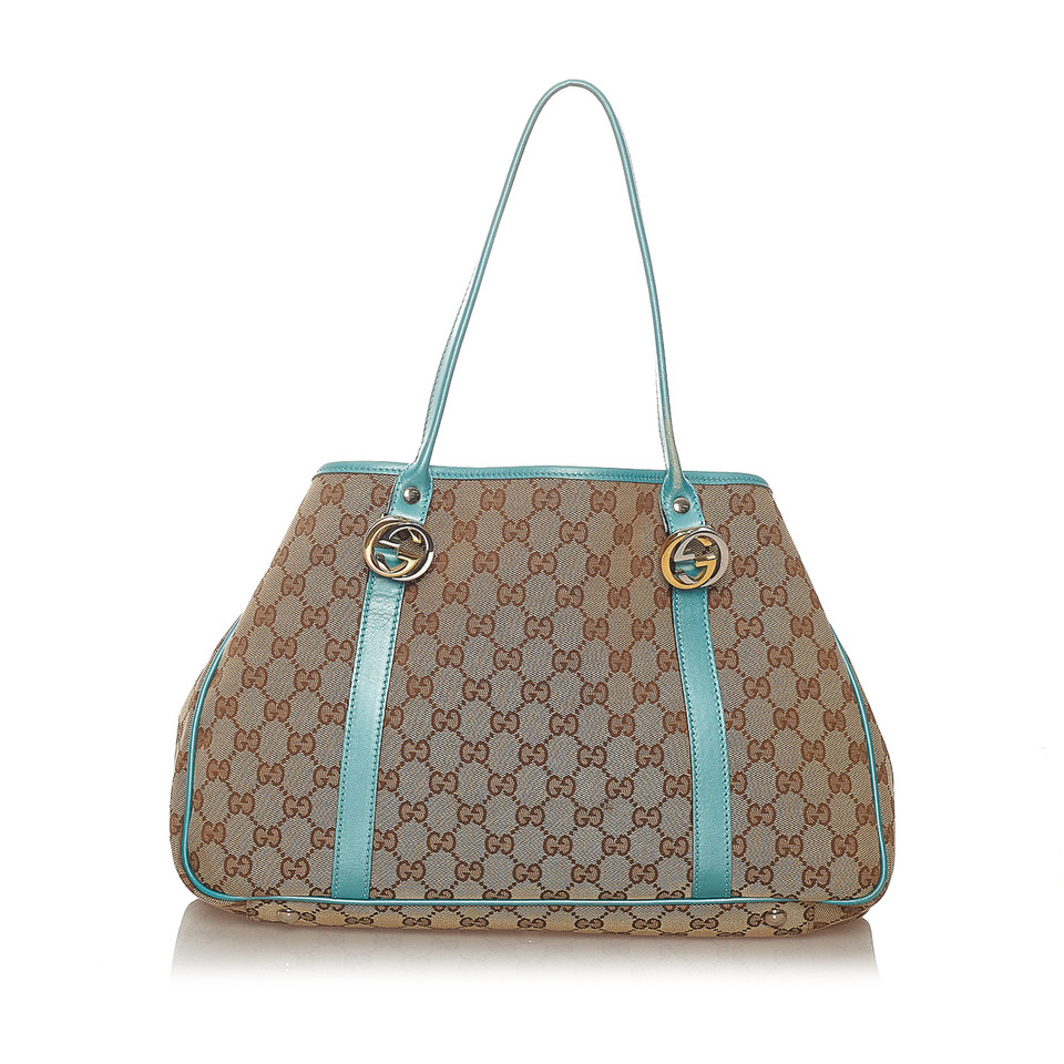 Gucci Tote bag Canvas in Beige