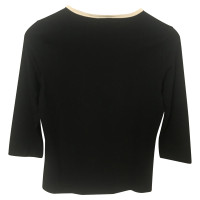 Chanel Uniform Top en Coton en Noir