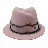 Maison Michel Hut/Mütze aus Wolle in Rosa / Pink
