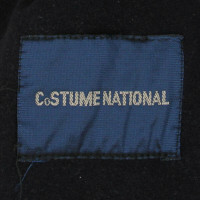 Costume National Top Wool in Blue