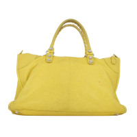 Balenciaga City Bag Leather in Yellow