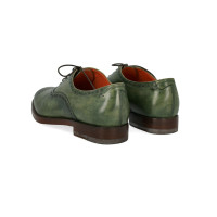 Santoni Lace-up shoes Leather in Green