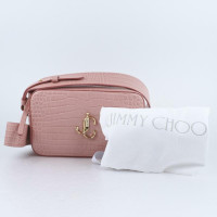 Jimmy Choo Clutch aus Leder in Rosa / Pink