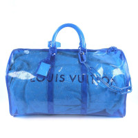 Louis Vuitton Keepall 50 Virgil Abloh in Blauw