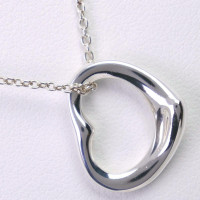Tiffany & Co. Open Heart Kette silber 16 mm Zilver in Zilverachtig