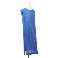 Agnona Kleid aus Leinen in Blau