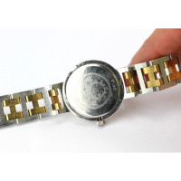 Hermès Armbanduhr aus Stahl in Weiß