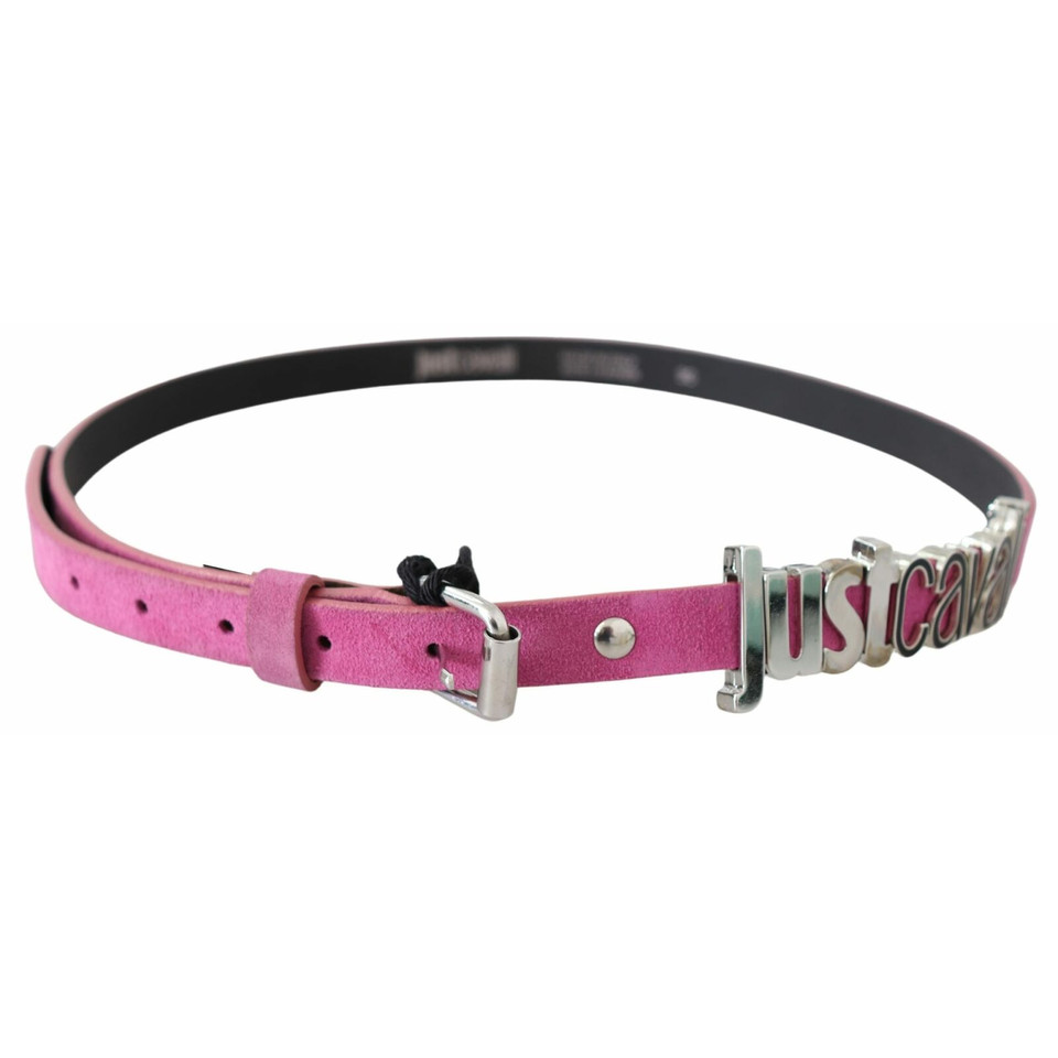 Just Cavalli Ceinture en Cuir en Rose/pink