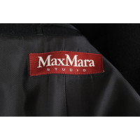 Max Mara Studio Anzug aus Wolle in Schwarz