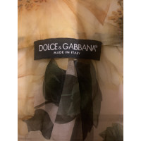 Dolce & Gabbana Weste aus Seide in Gelb