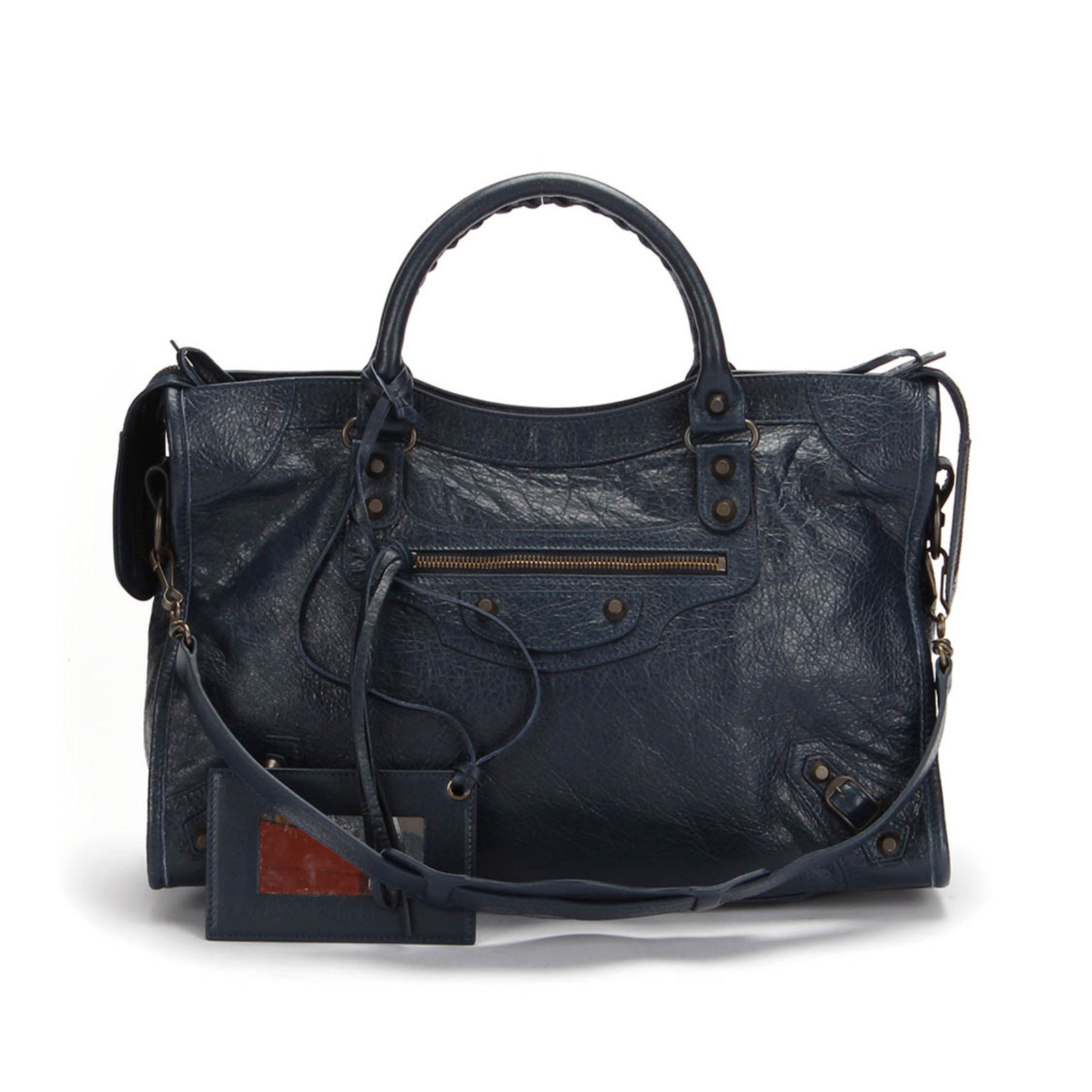 Balenciaga City Bag Leather in Blue - Second Hand Balenciaga City Bag  Leather in Blue buy used for 1459€ (7684960)