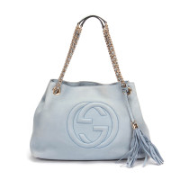 Gucci Soho Tote Bag in Blue