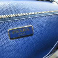 Prada Tasje/Portemonnee Leer in Blauw