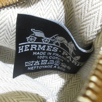 Hermès Handtas Canvas in Beige