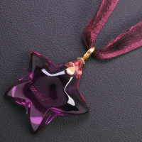 Baccarat Ketting Glas in Violet