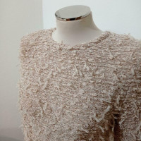 Balmain Dress Cotton in Nude